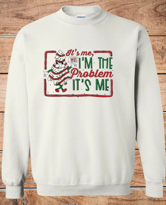 Funny Christmas Cake Crewneck