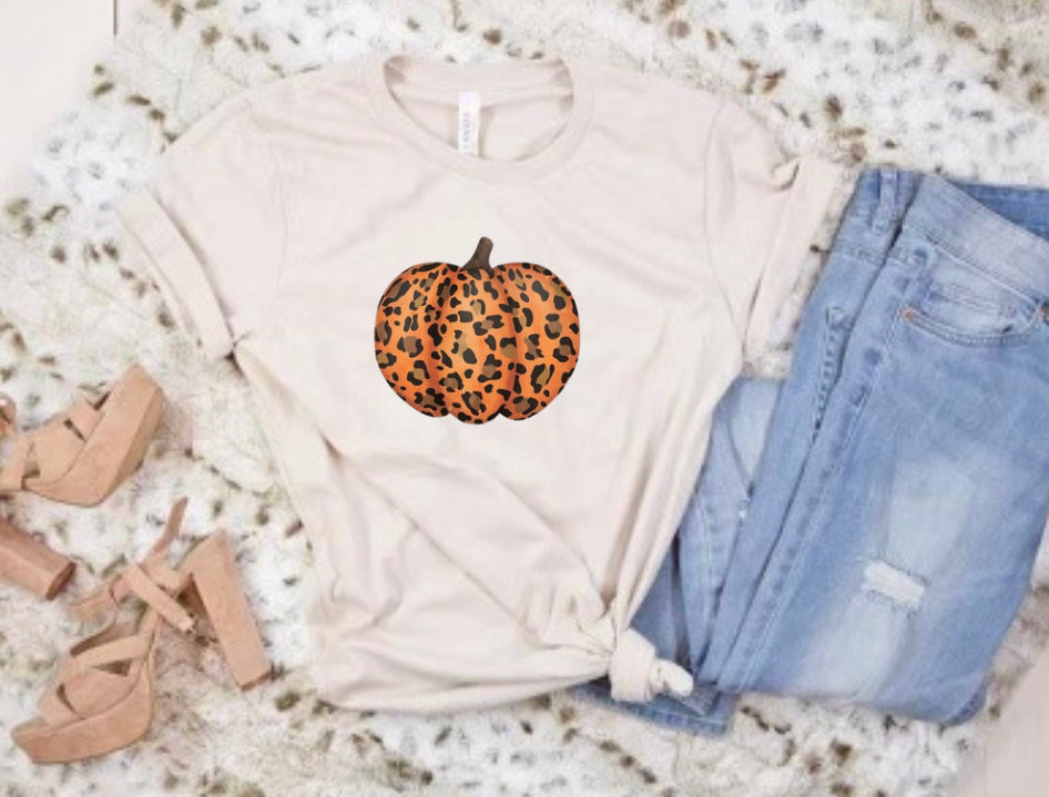 Cheetah Pumpkin Tee