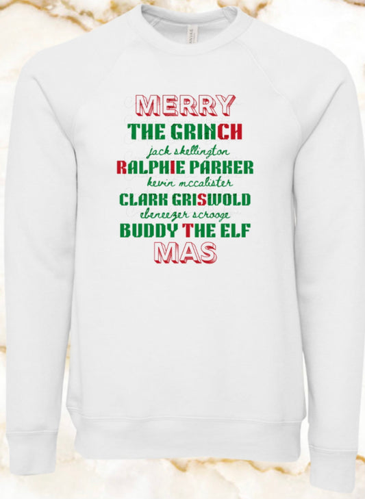 Christmas Sponge Fleece Crewneck