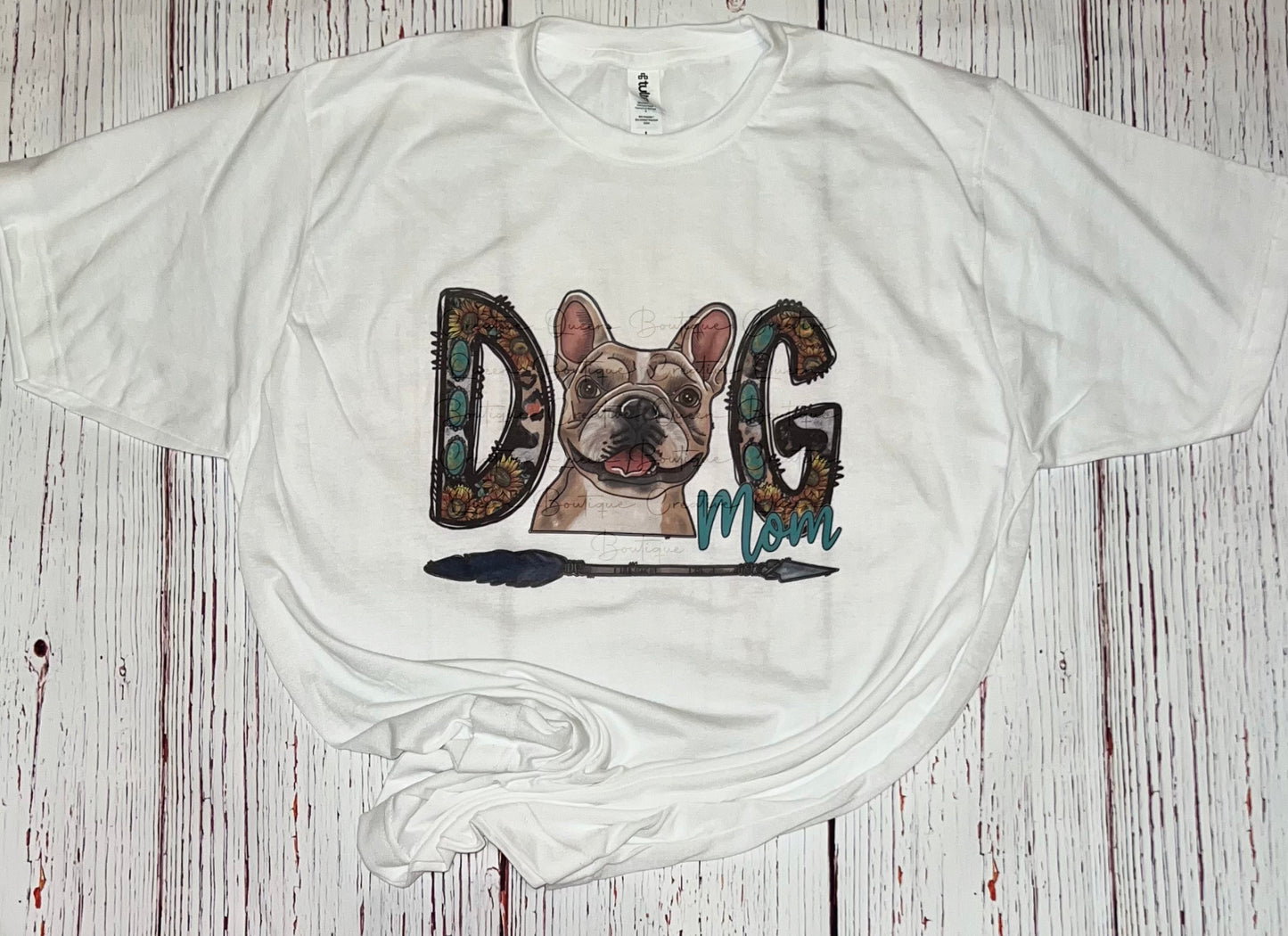 Dog Mom Frenchie Tee