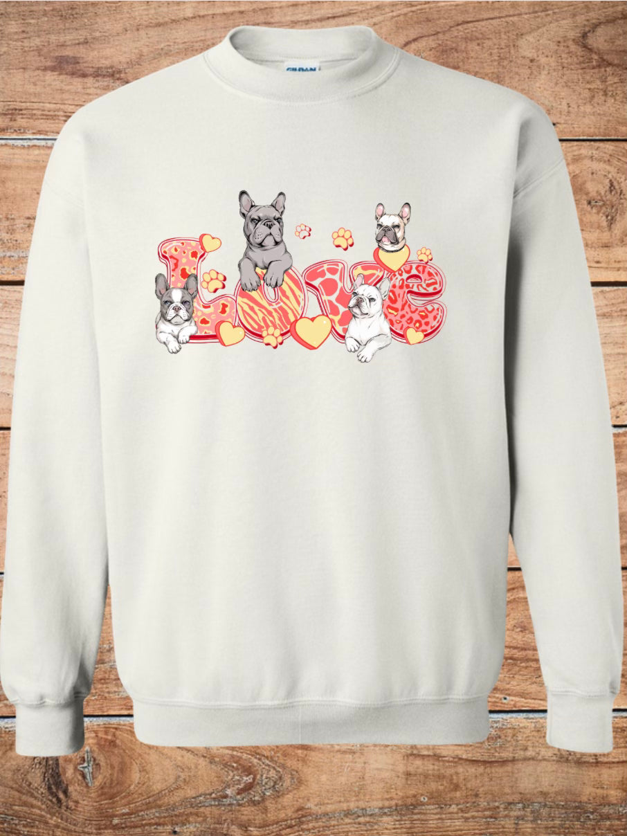 Love Frenchie Crewneck