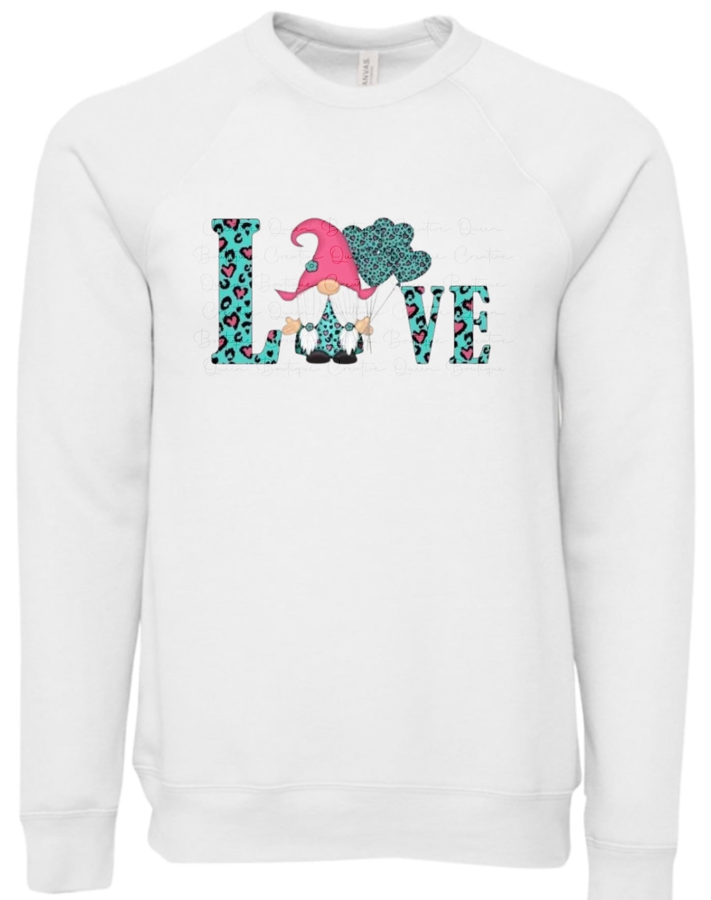 Gnome Love Sponge Fleece Crewneck