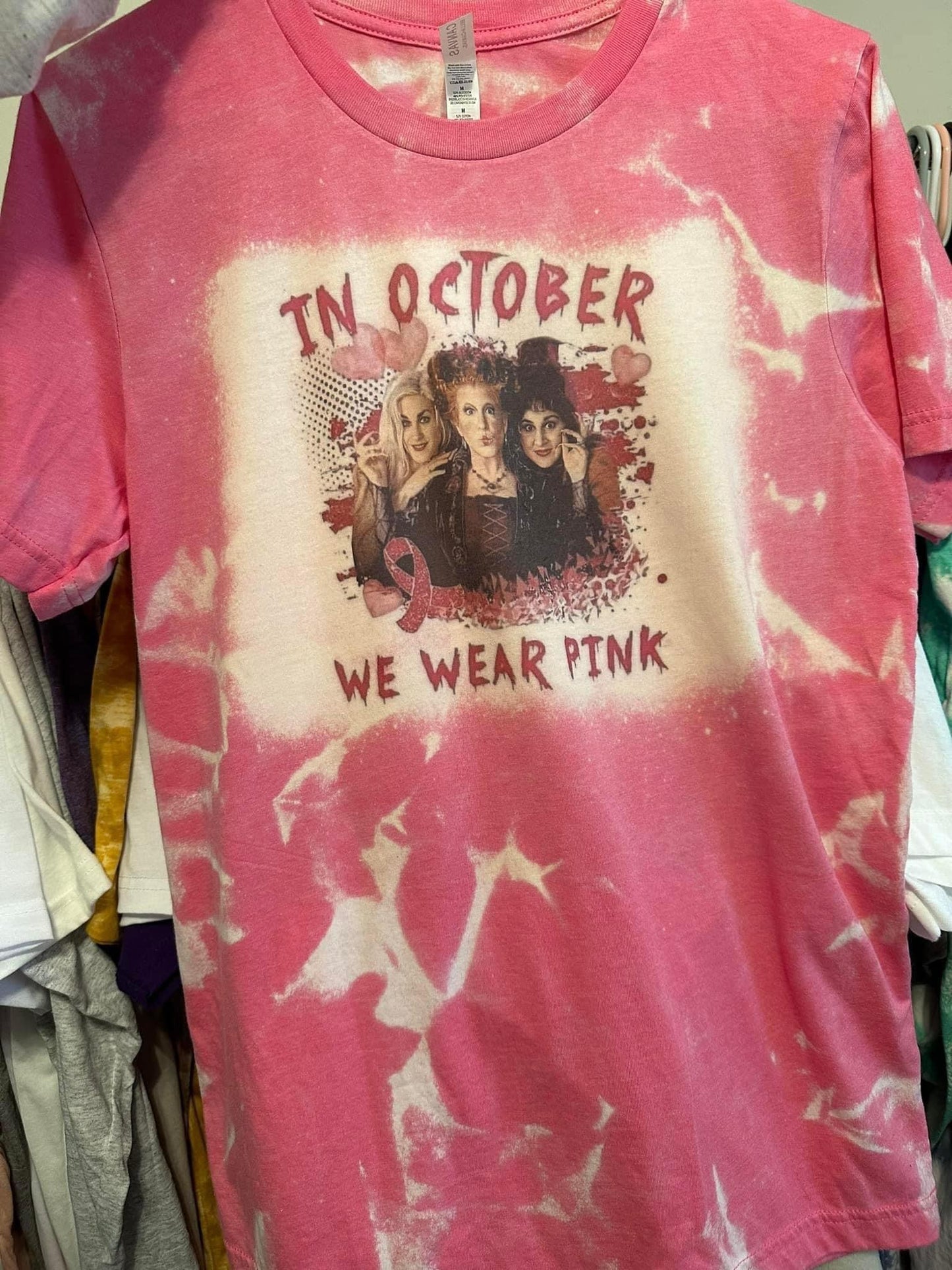 In October We Wear Pink Hocus Pocus Tee