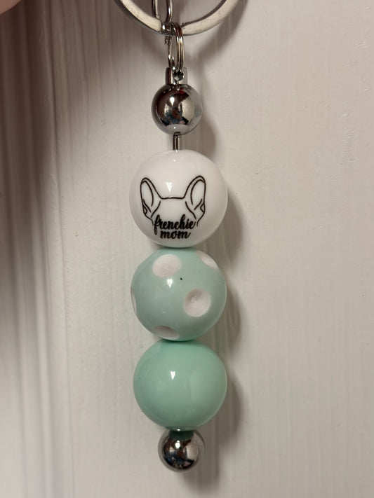 Frenchie Mom Keychain