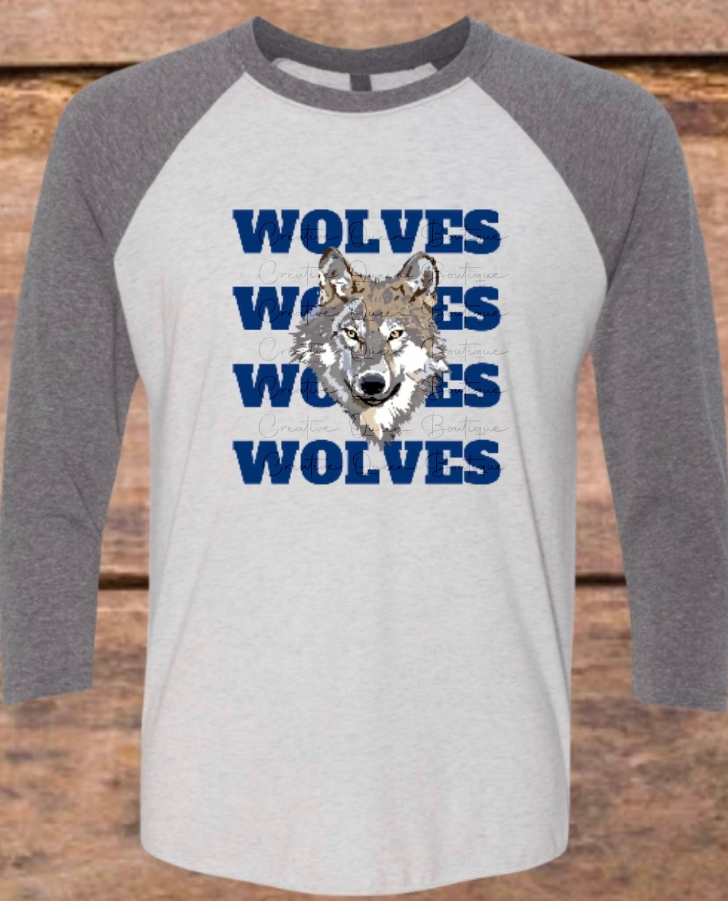 Wolves Raglan Tee