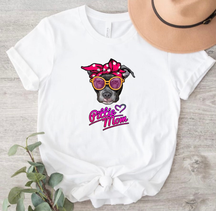 Pittie Mom Tee