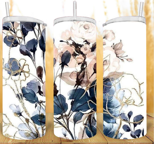 20oz Floral Tumbler