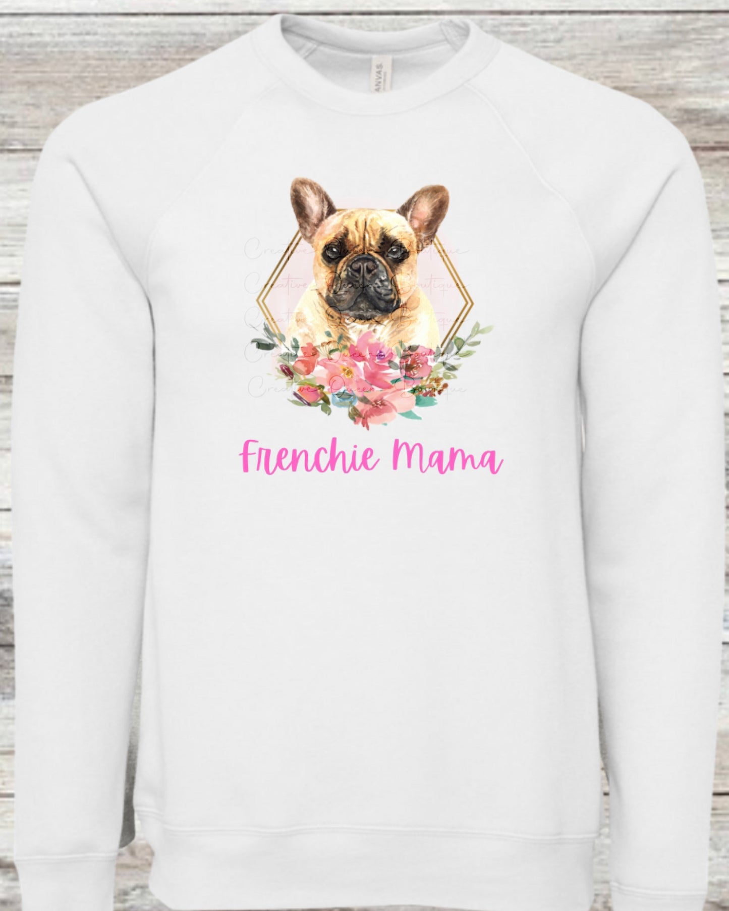 Frenchie Mama Sponge Fleece Crewneck