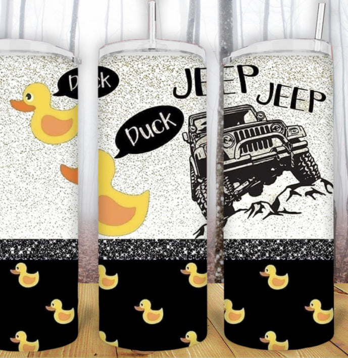 20oz Duck Duck Jeep Tumbler