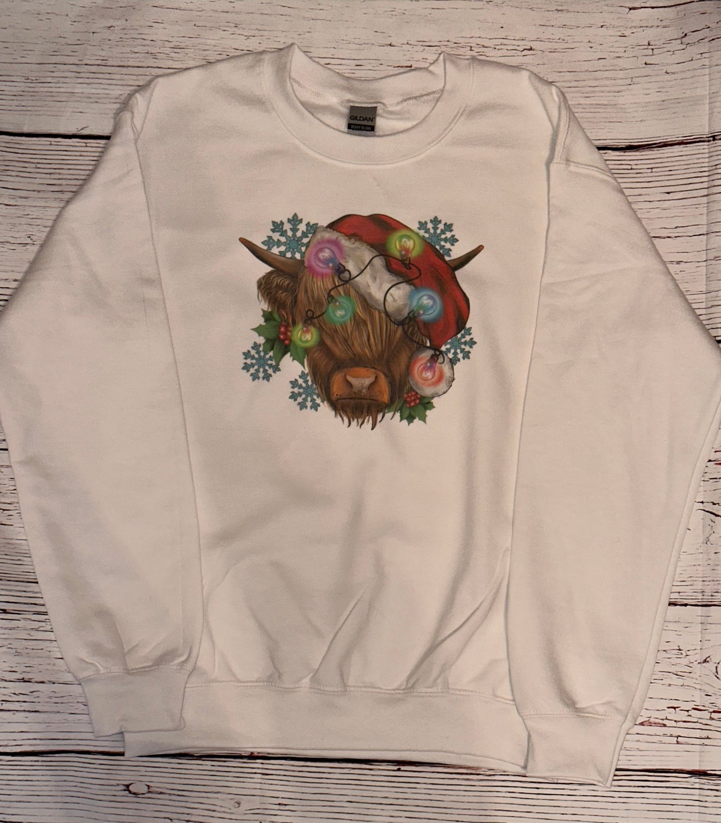 Holiday Cow Crewneck