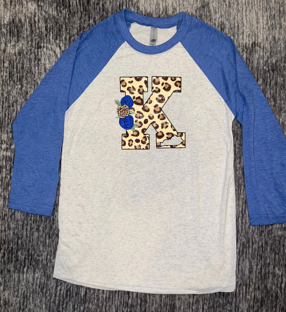 Cheetah Kentucky Raglan Tee