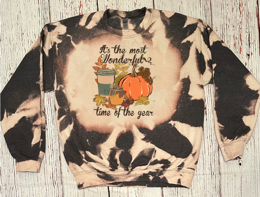 Bleached Fall Crewneck