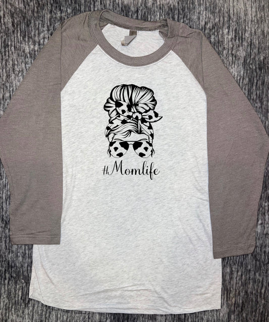 #MomLife Raglan Tee