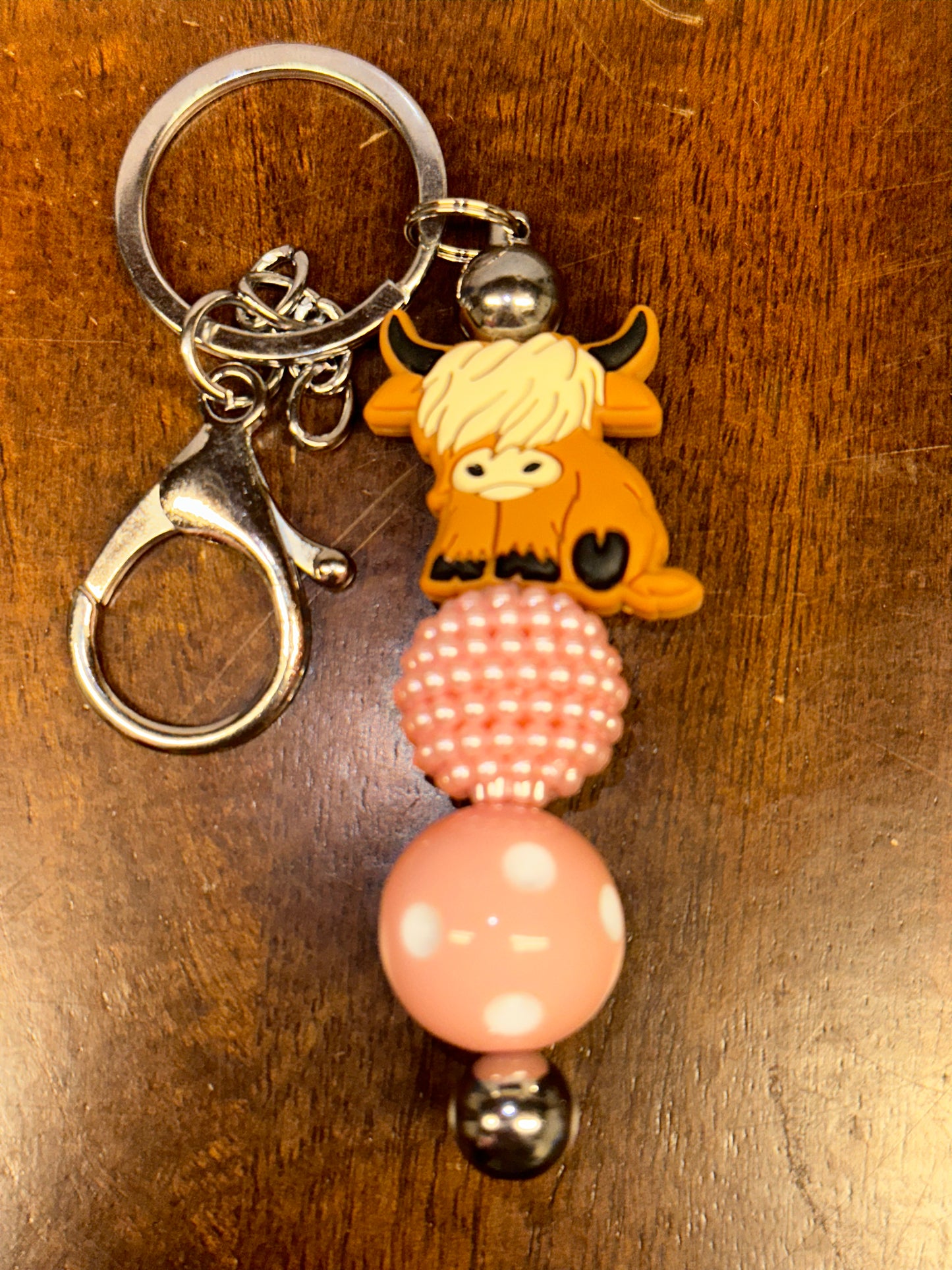 Highland Cow Keychain