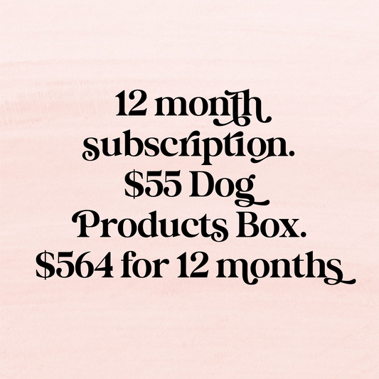 Dog Product Subscription Box 12