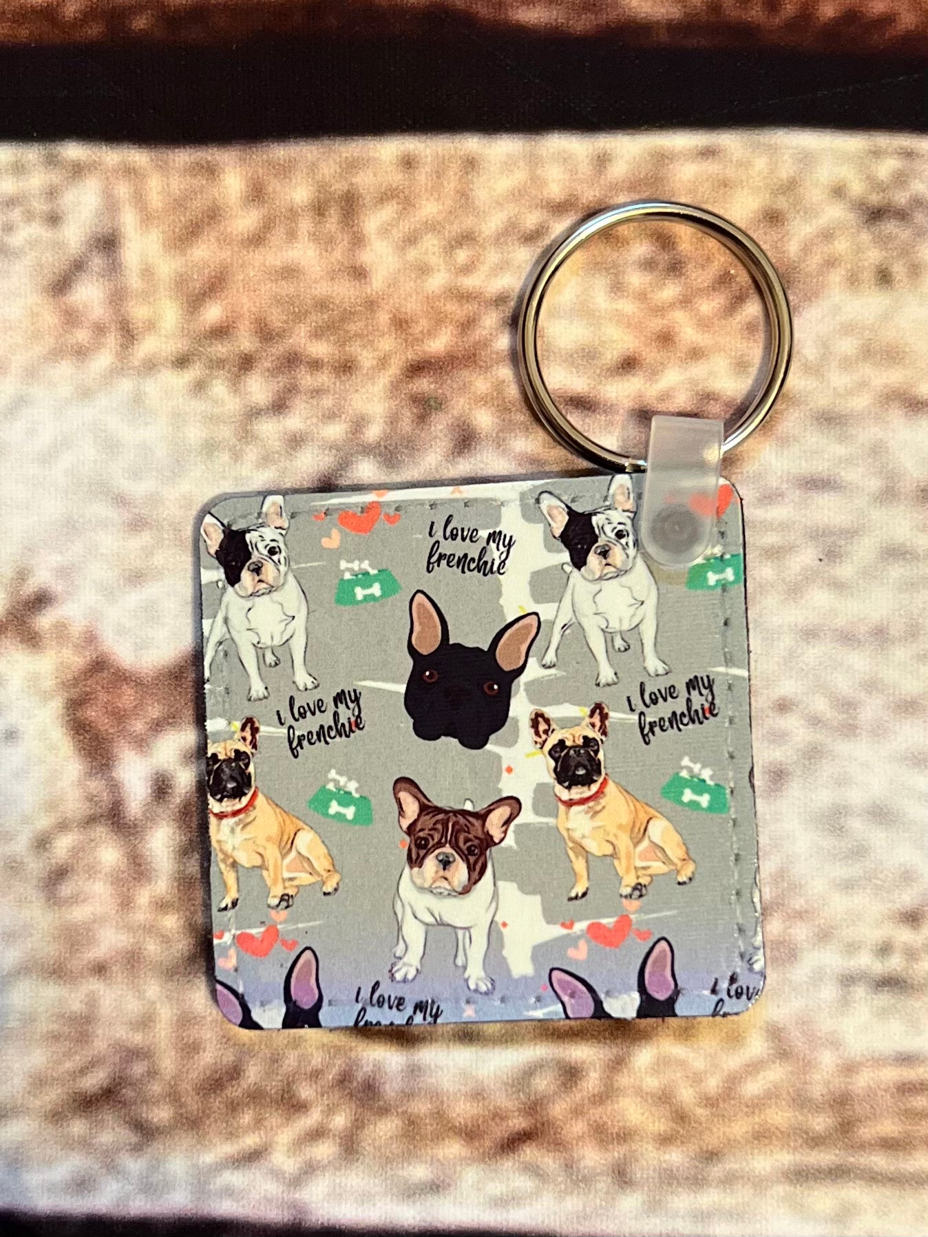 Frenchie Keychain