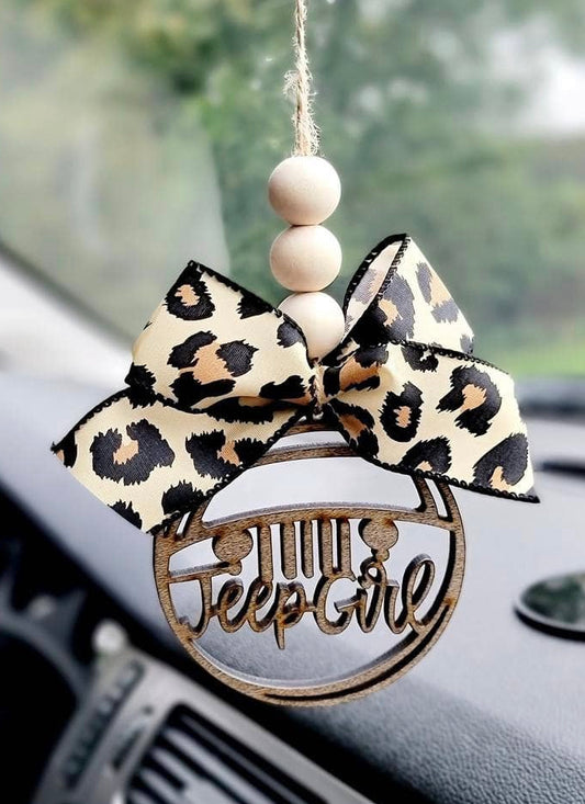 Jeep Girl Car Charm