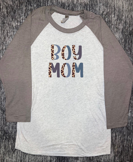 Boy Mom Raglan Tee