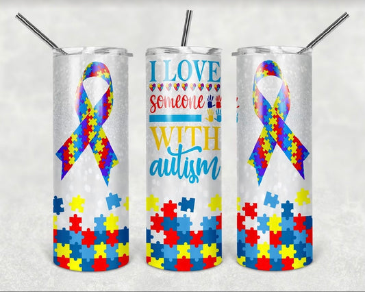 20oz Autism Awareness Tumbler