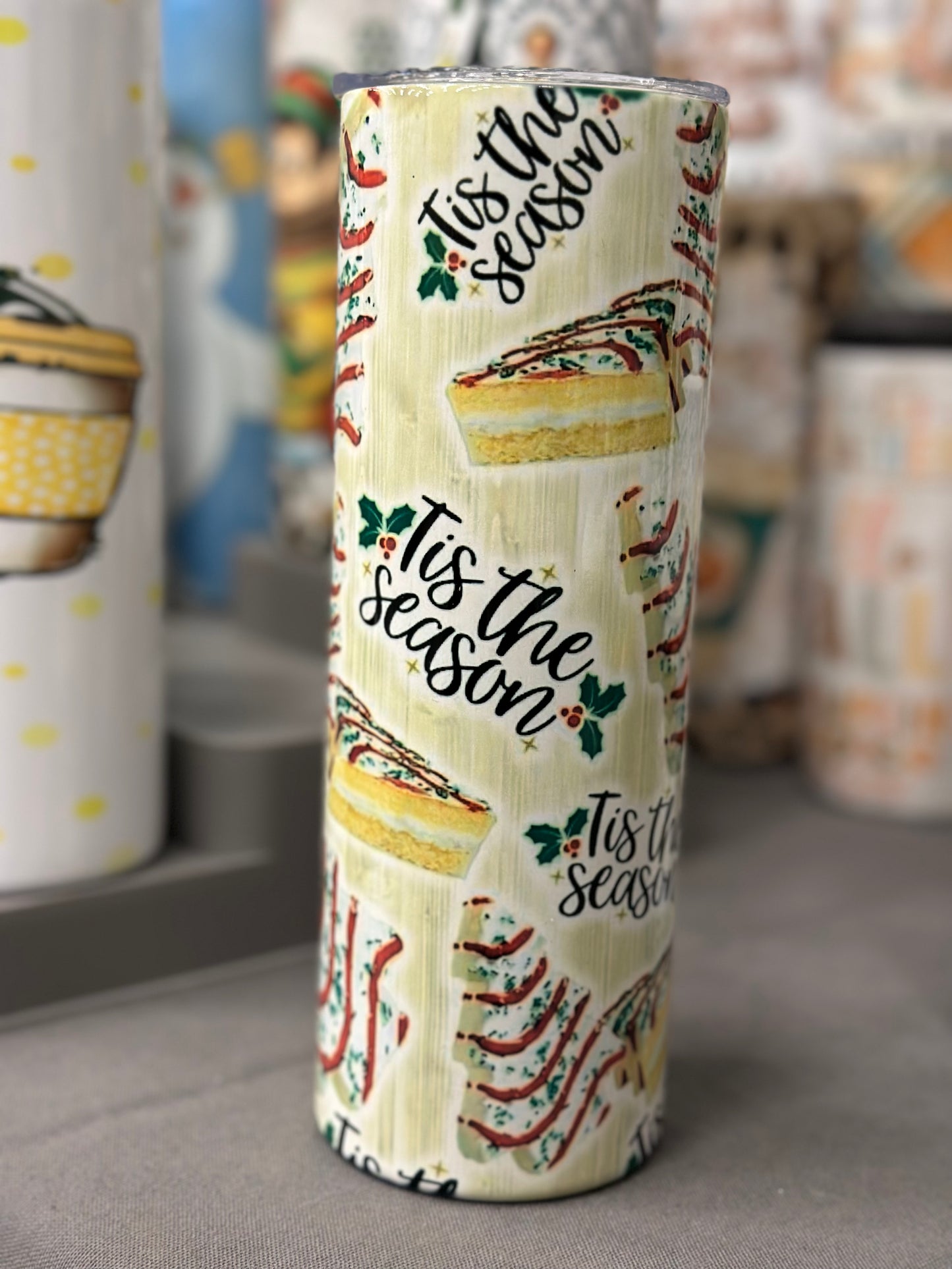 20oz Christmas Cake Tumbler