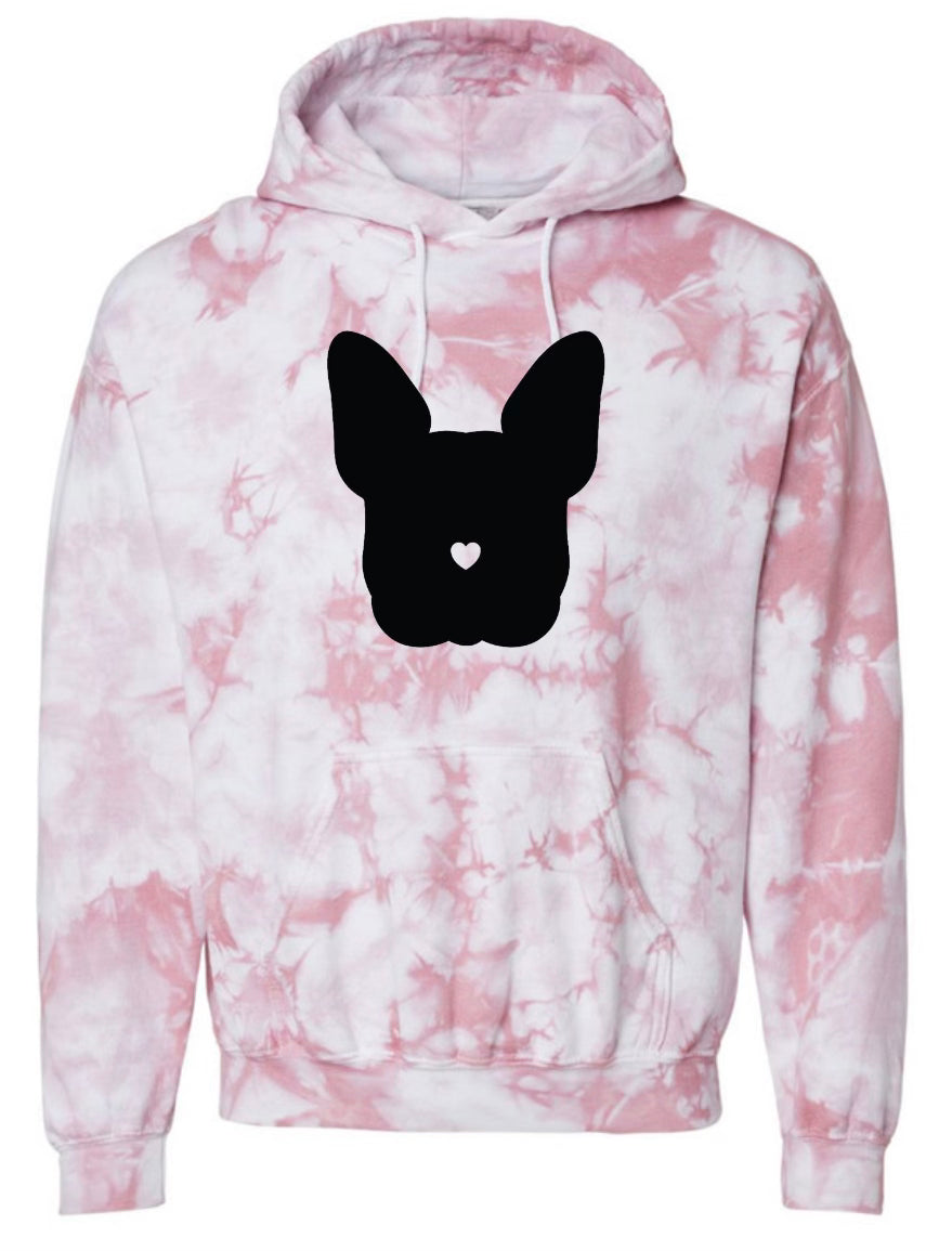 French Bulldog Tie Dye Hoodie