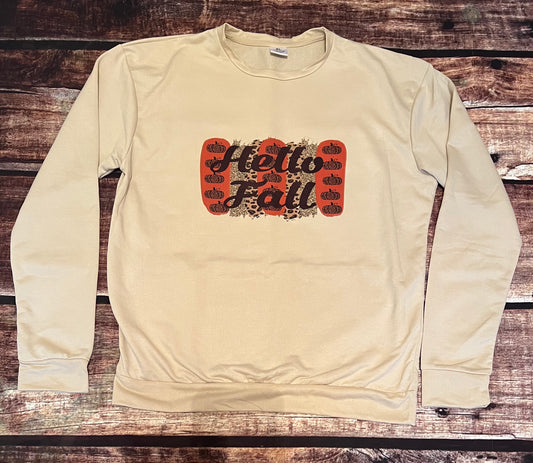 Hello Fall Crewneck Tee