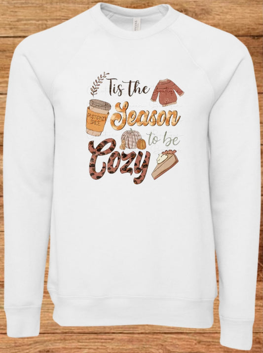 Tis the Season to be Cozy Sponge Fleece Crewneck