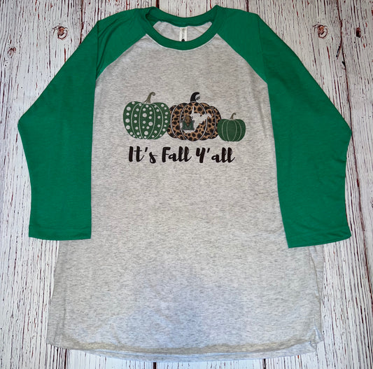 Fall Marshall Raglan Tee