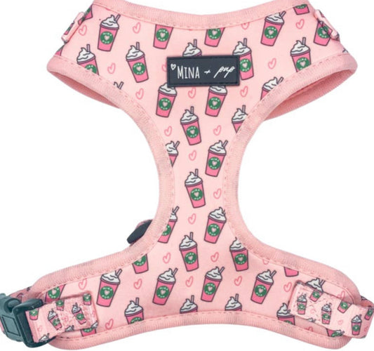 Pupshake Pink Adjustable Harness