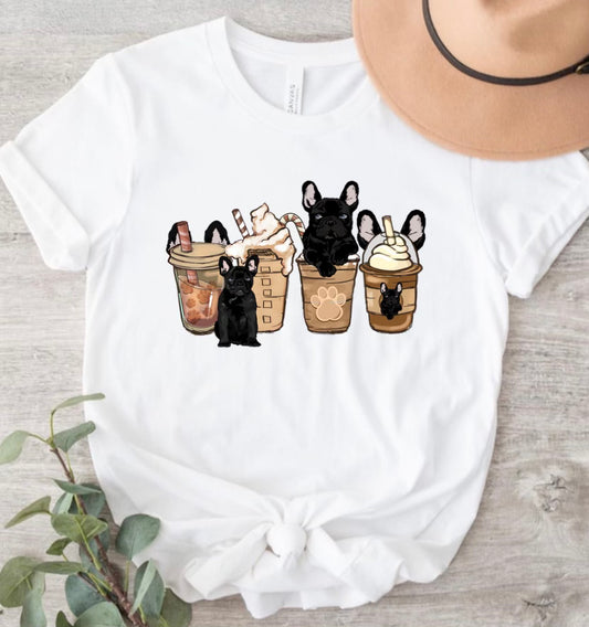 French Bulldog Coffee Tee