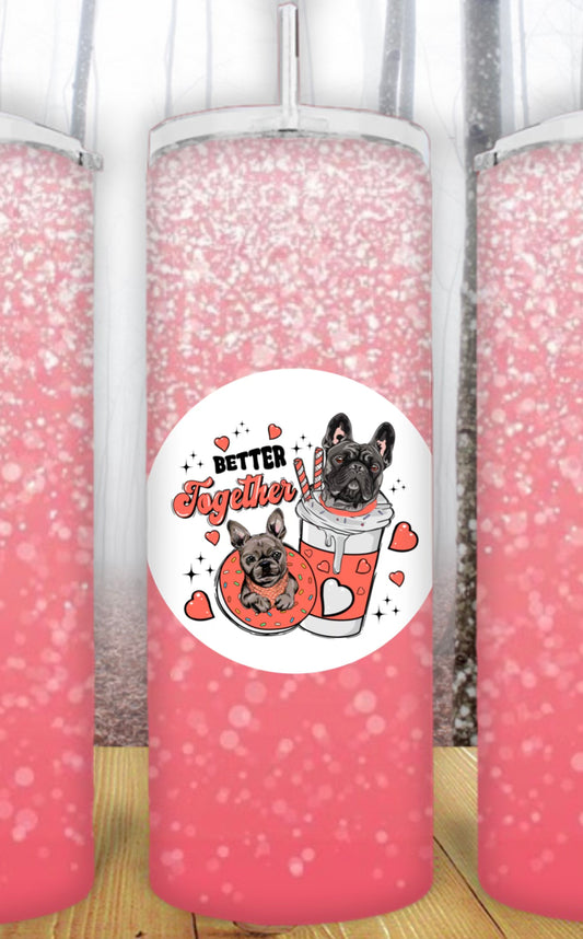 20oz Better Together Coral/Pink Tumbler