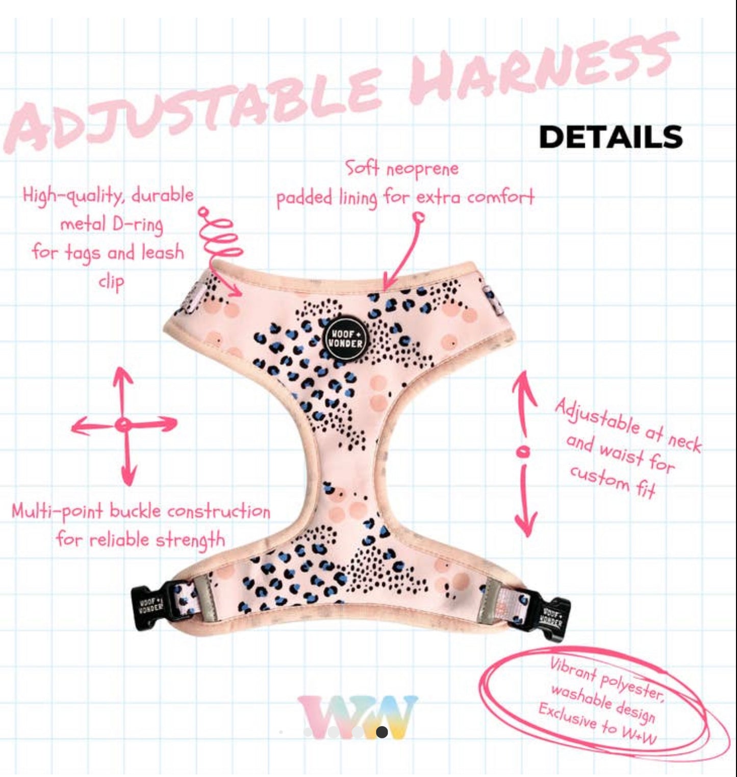 Leopard Adjustable Harness