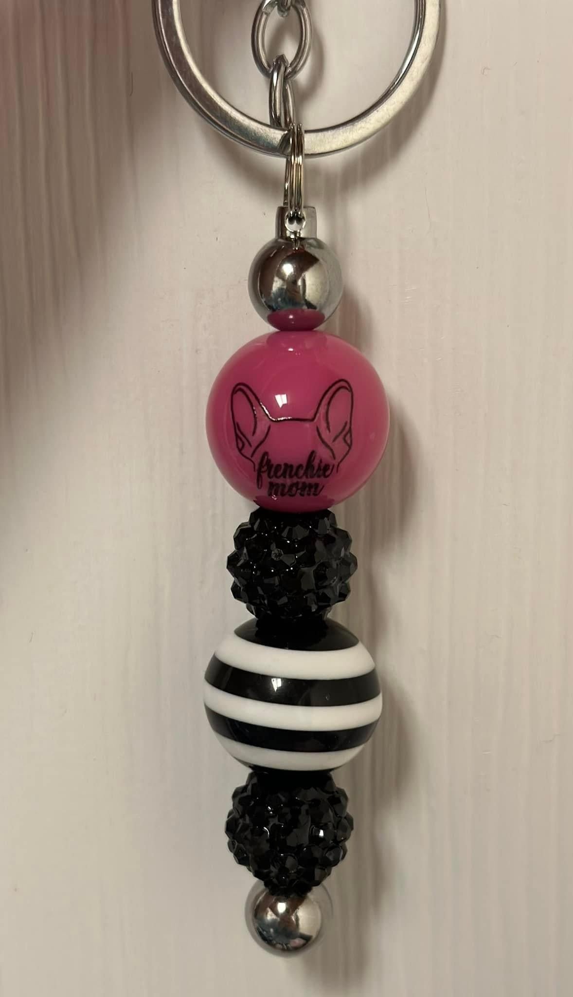 Frenchie Mom Keychain