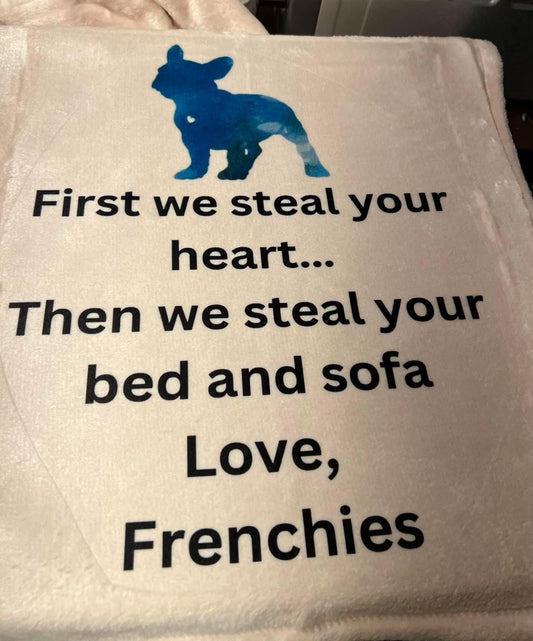 Love Frenchies Blanket