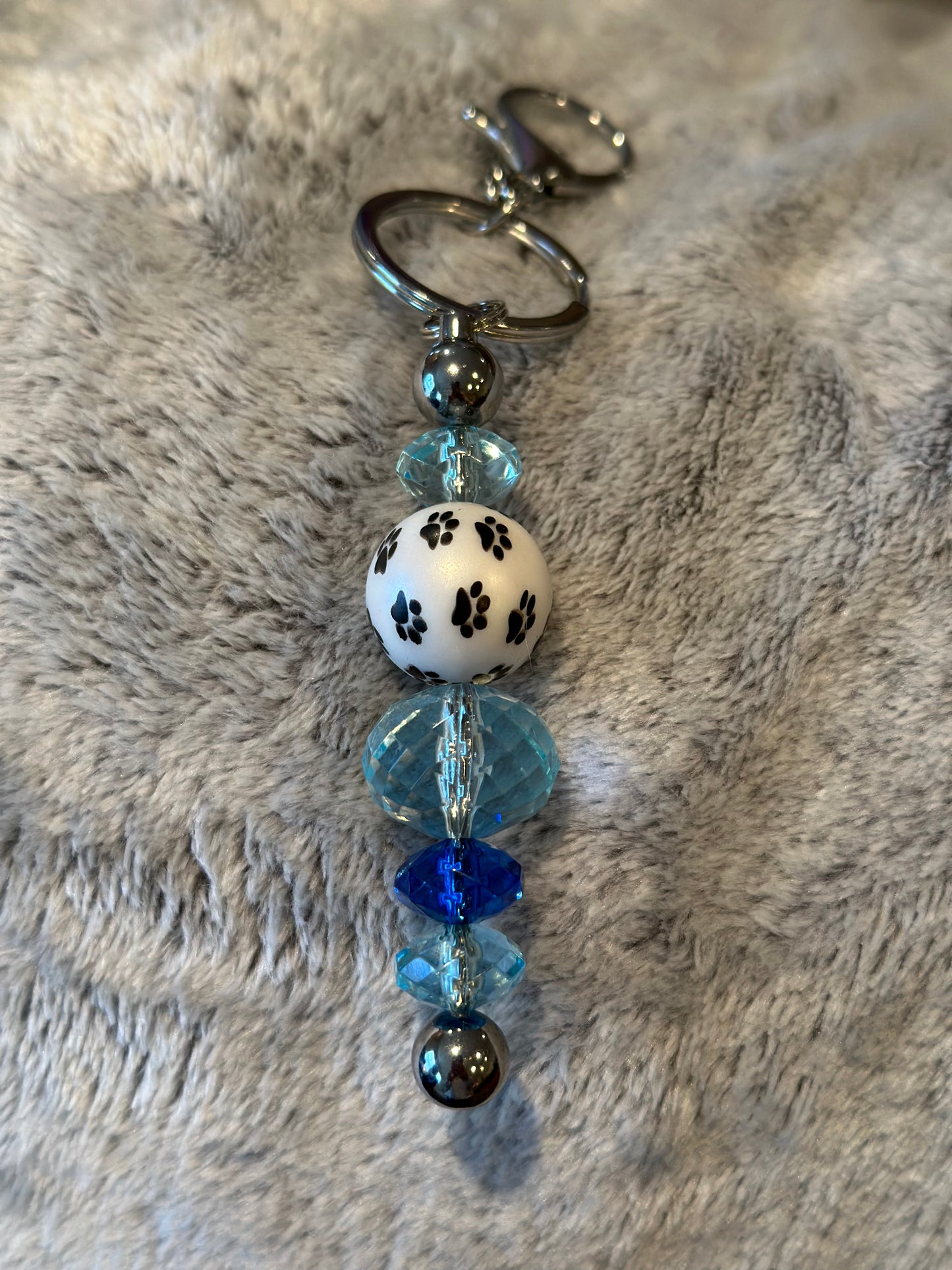 Paw Print Keychain