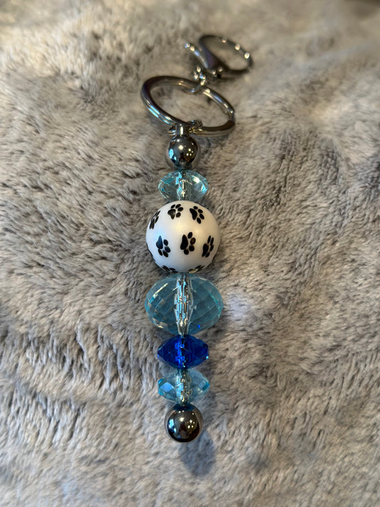 Paw Print Keychain