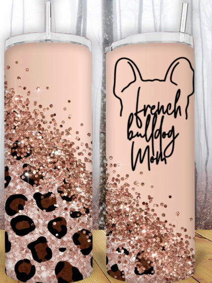 20oz French Bulldog Mom Tumbler