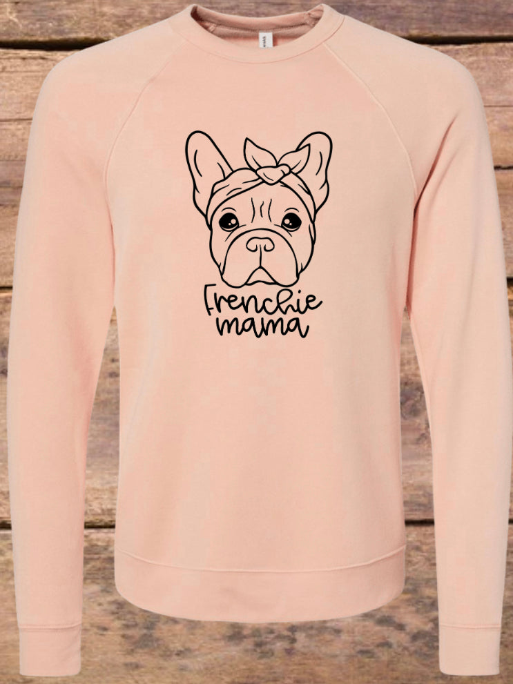 Frenchie Mama Sponge Fleece Crewneck