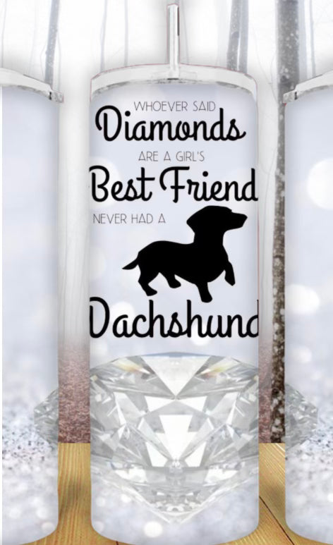 20oz Best Friend Dachshund Tumbler