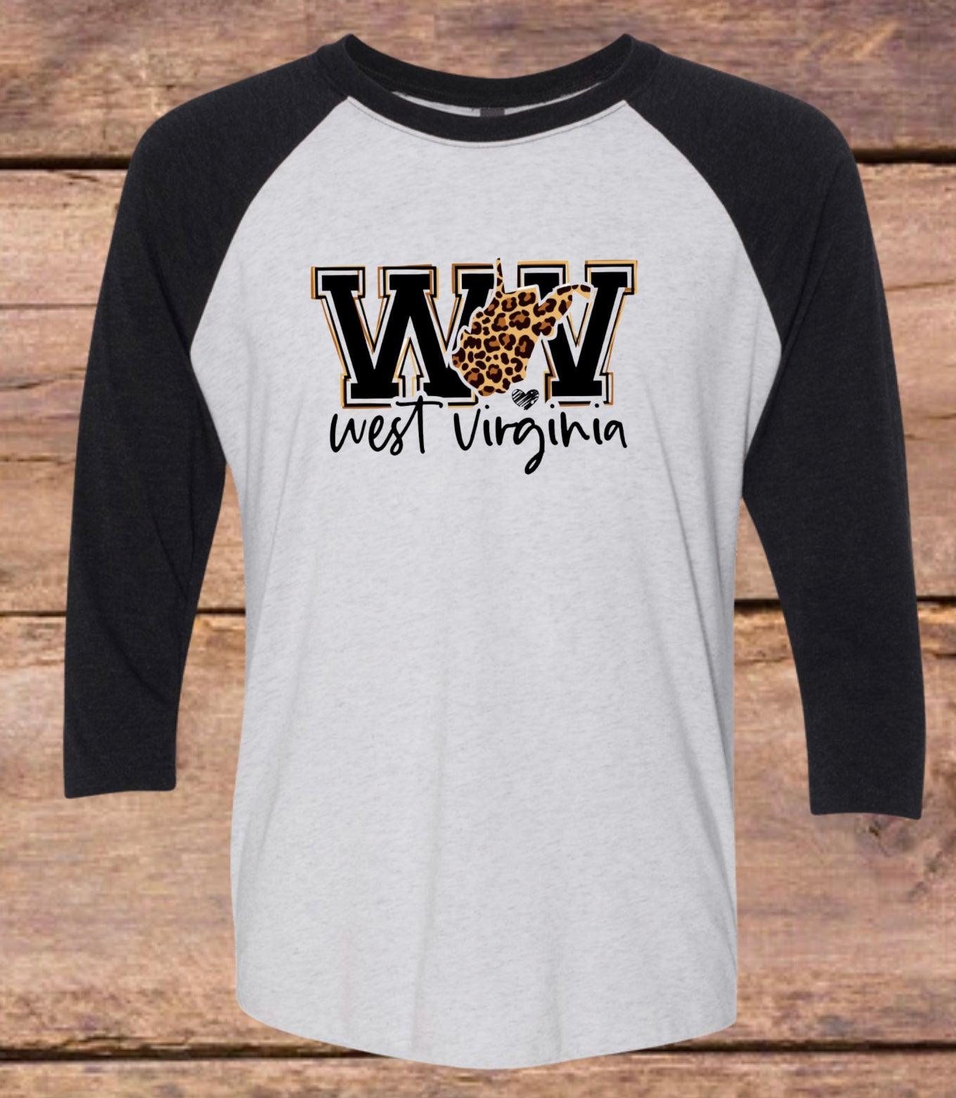 West Virginia Raglan Tee